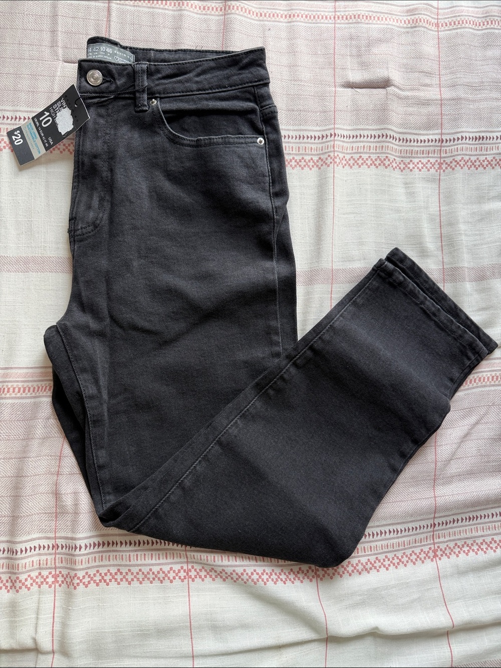 Primark Women’s Black Straight-Leg Jeans - Size 10